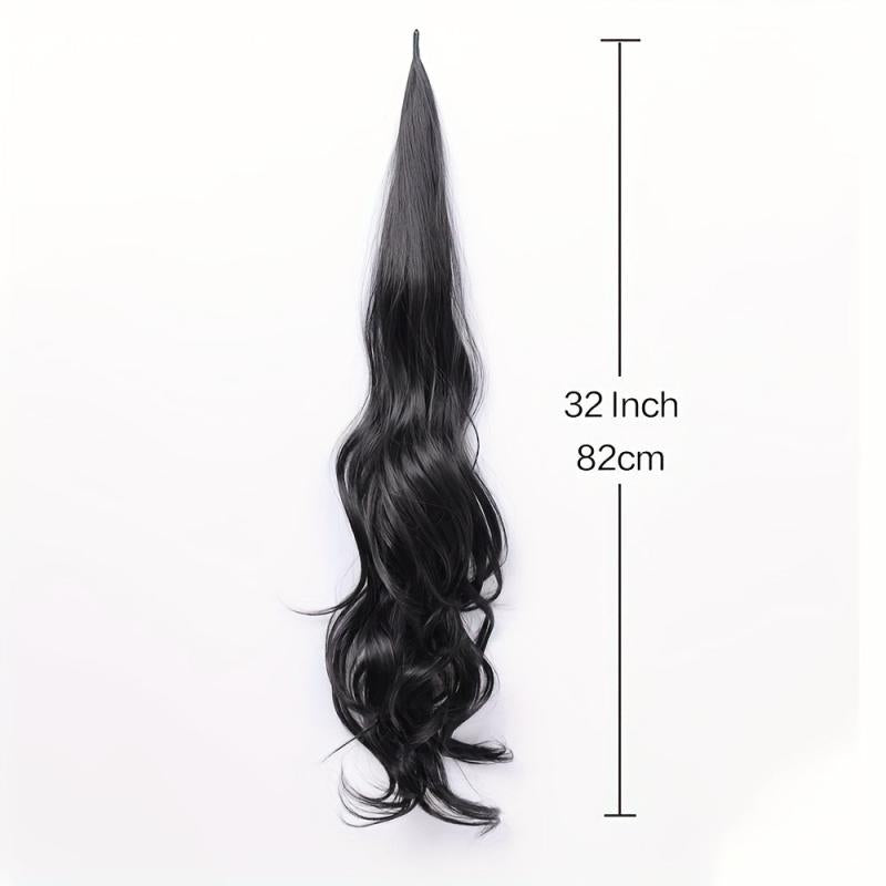Long Body Wave Ponytail Hairpieces Natural Looking Daily Use