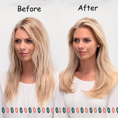 Invisible Clip In Straight Hair Extensions 25 4 Cm Natural Looking Hairpiece