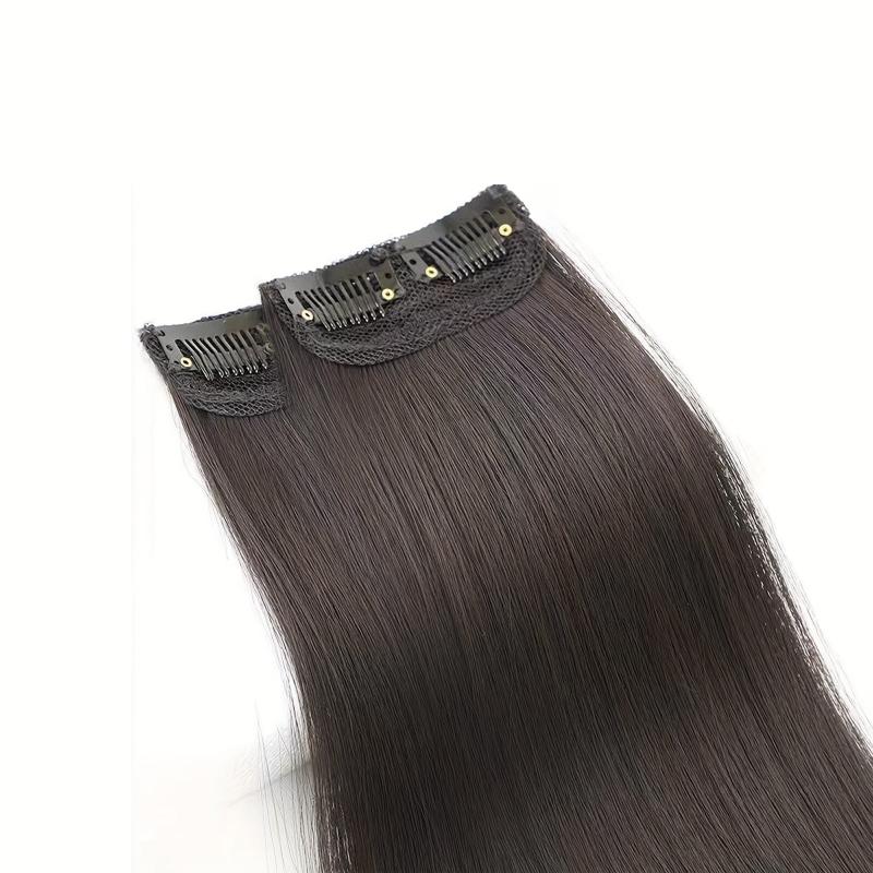 Invisible Clip In Straight Hair Extensions 25 4 Cm Natural Looking Hairpiece
