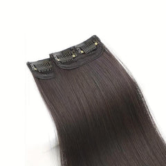 Invisible Clip In Straight Hair Extensions 25 4 Cm Natural Looking Hairpiece