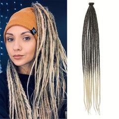 60 96 Cm 10 Strands Dreadlocks Extensions Thin Long Dreads Crochet Hair
