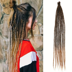 60 96 Cm 10 Strands Dreadlocks Extensions Thin Long Dreads Crochet Hair