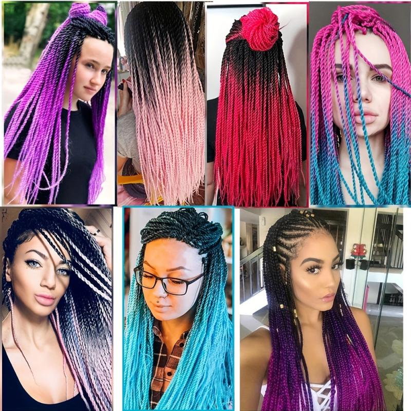 50 8 Cm Ombre Crochet Braids Senegalese Twist Braiding Hair