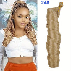 55 88 Cm Spiral Curl Braids Crochet Hair Extensions