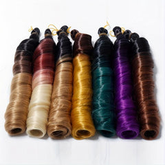 55 88 Cm Spiral Curl Braids Crochet Hair Extensions