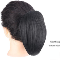 30 48 Cm Short Straight Ponytail Extensions for Women Girls
