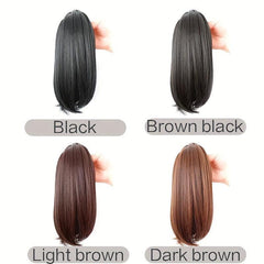 30 48 Cm Short Straight Ponytail Extensions for Women Girls