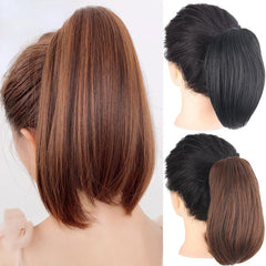 30 48 Cm Short Straight Ponytail Extensions for Women Girls