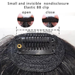 Clip In Bangs with Sideburns Human Hair Extensions for Daily Use