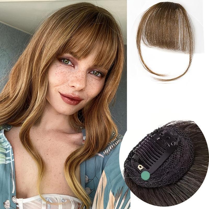 Clip In Bangs with Sideburns Human Hair Extensions for Daily Use