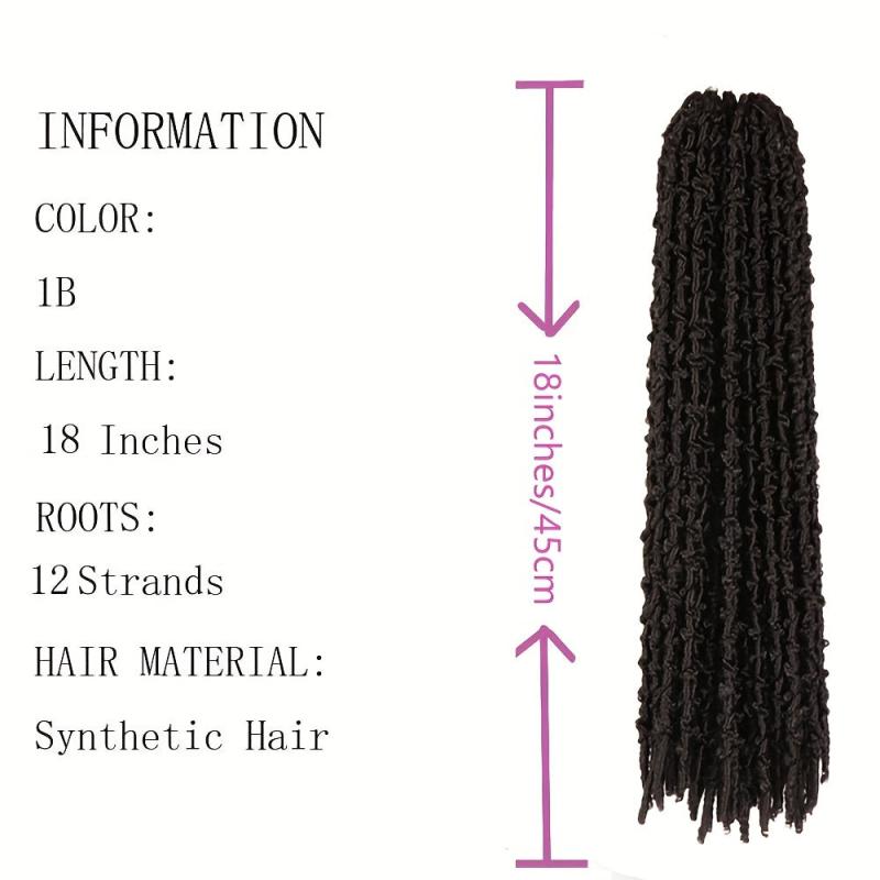 Butterfly Locs Crochet Hair Soft Locs Braids Hair Extension