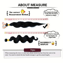 Body Wave Hairpiece Synthetic Extensions 55-88cm