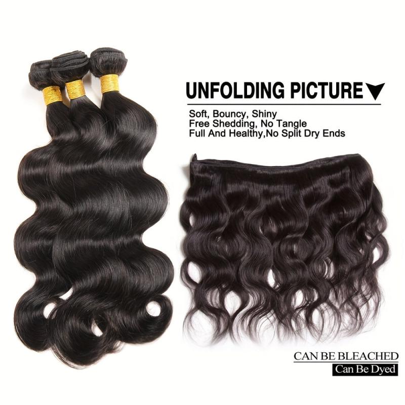 Body Wave Hairpiece Synthetic Extensions 55-88cm
