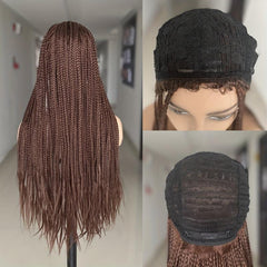 Braided Hair Wigs 66 cm - Synthetic Fiber - Box Braided Wigs - Machine Wigs