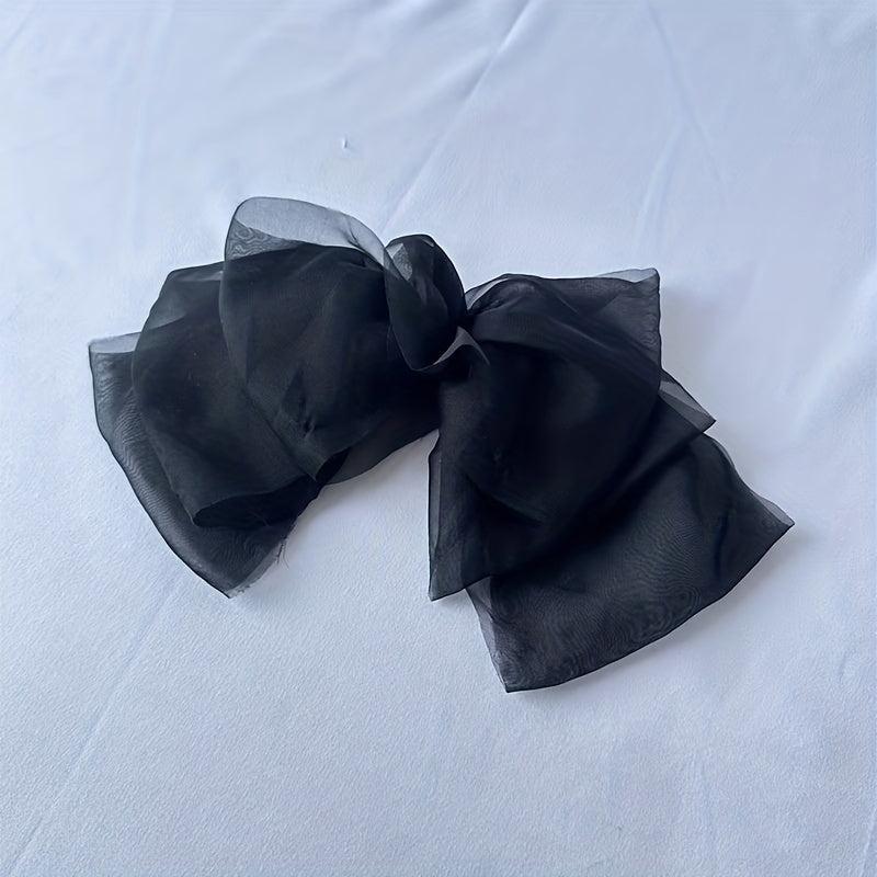 Detachable Bowknot Clip Ponytail Extensions Synthetic Hair 40-64 cm