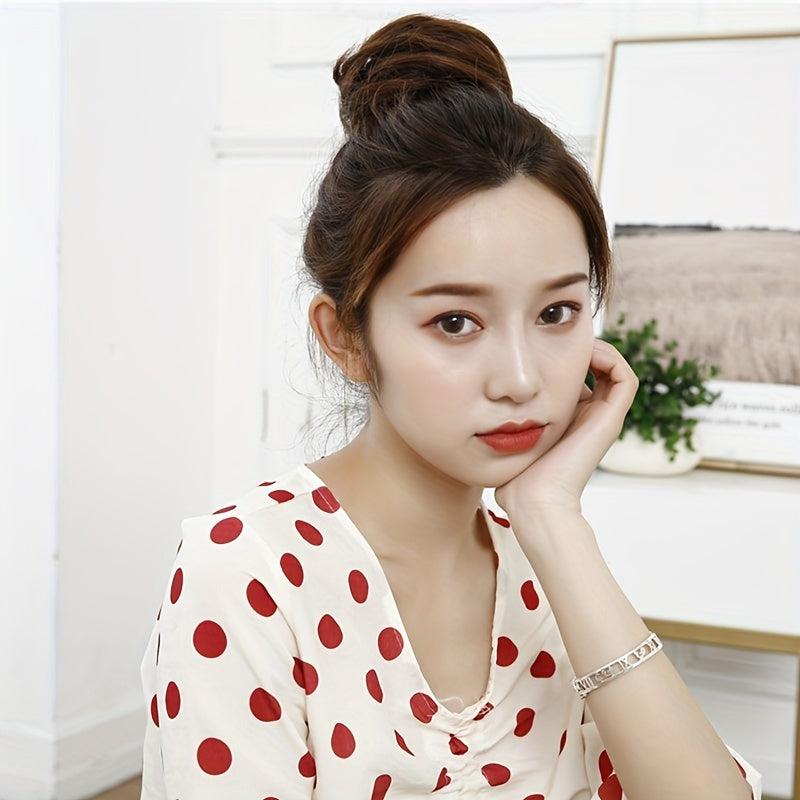 Drawstring Donut Hair Buns Clip-In Extensions for Daily Use