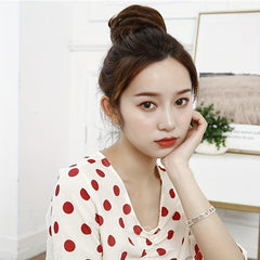 Drawstring Donut Hair Buns Clip-In Extensions for Daily Use