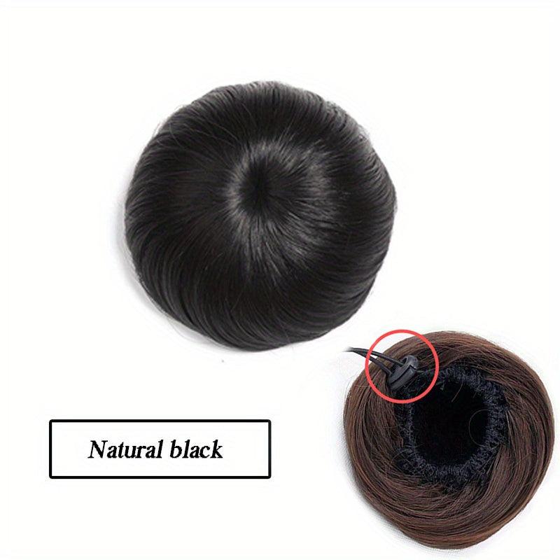 Drawstring Donut Hair Buns Clip-In Extensions for Daily Use