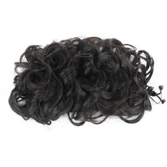 Messy Hair Bun Curly Wavy Hair Scrunchies Synthetic Fiber Ponytail Extensions