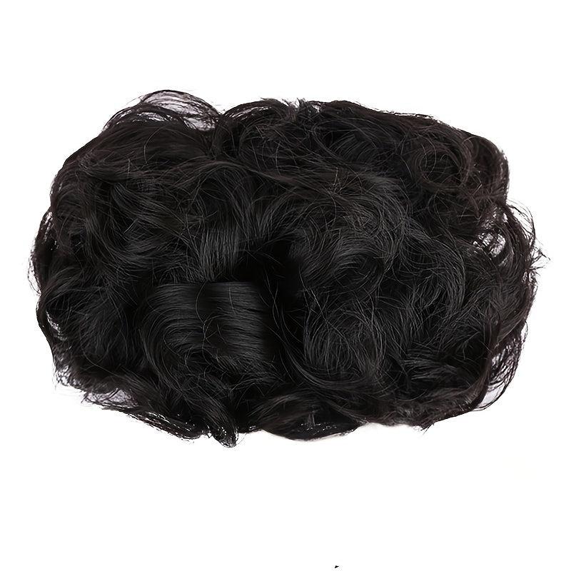 Messy Hair Bun Curly Wavy Hair Scrunchies Synthetic Fiber Ponytail Extensions