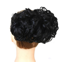 Messy Hair Bun Curly Wavy Hair Scrunchies Synthetic Fiber Ponytail Extensions