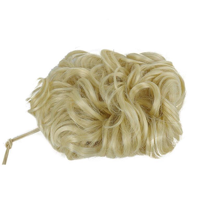 Messy Hair Bun Curly Wavy Hair Scrunchies Synthetic Fiber Ponytail Extensions