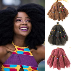 10 Pack Afro Kinky Bulk Crochet Braiding Hair Extensions Short 25 4cm