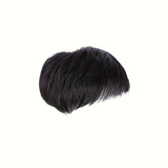 Men's Topper With Hair Bangs Human Hair Clip In Hair Extensions