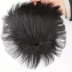 Men's Topper With Hair Bangs Human Hair Clip In Hair Extensions