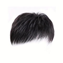 Men's Topper With Hair Bangs Human Hair Clip In Hair Extensions