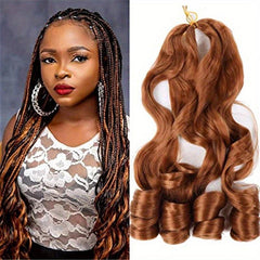 Synthetic Long Loose Wave Crochet Braids Hair Extensions