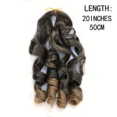 Synthetic Long Loose Wave Crochet Braids Hair Extensions