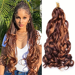 Synthetic Long Loose Wave Crochet Braids Hair Extensions