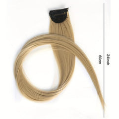 60 96 Cm Clip In Hair Extensions Party Highlights Streaks