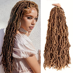 45 72 Cm Ombre Faux Locs Crochet Hair Extensions for Women
