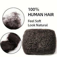 Real Human Hair Puffy Hair Pack for Reggae Dreadlocks 30g