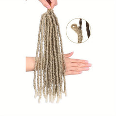 Short Faux Locs Crochet Hair 6 Packs Pre Twisted Crochet Hair For Women