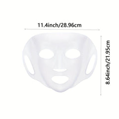 2 Pack Reusable Silicone Face Mask Holder For Sheet Masks Prevent Evaporation