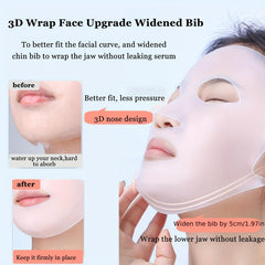 2 Pack Reusable Silicone Face Mask Holder For Sheet Masks Prevent Evaporation