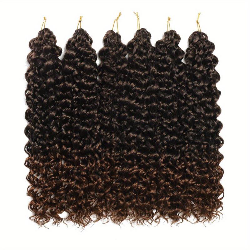 55 88 Cm Curl Crochet Hair Synthetic Deep Wave Twist Crochet Braids Hair