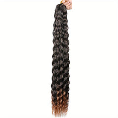 55 88 Cm Curl Crochet Hair Synthetic Deep Wave Twist Crochet Braids Hair