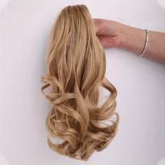 Curly Drawstring Claw Clip Ponytail Extension for Women