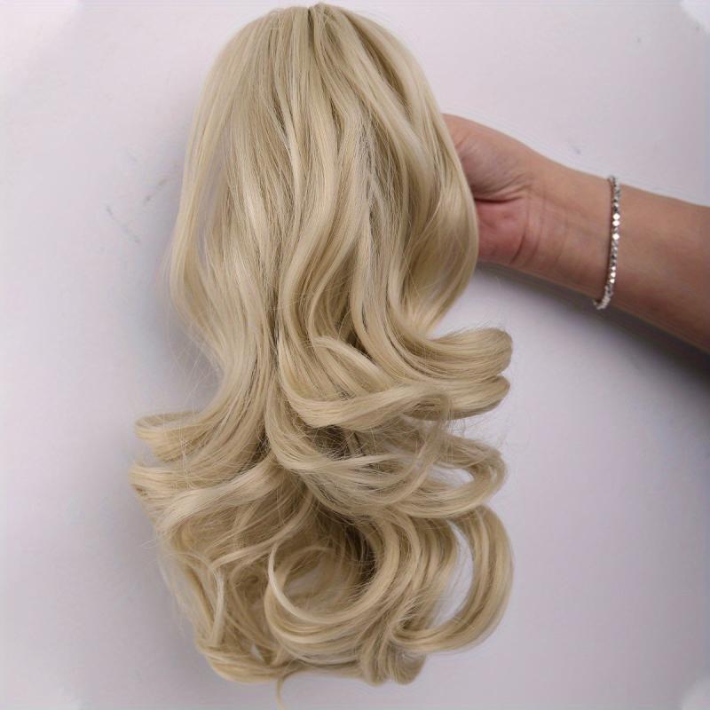 Curly Drawstring Claw Clip Ponytail Extension for Women