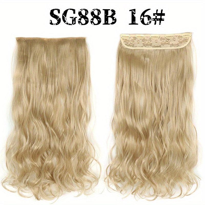 Long Wavy Curly Hair Extensions 5 Clips In Heat Resistant Hair Pieces