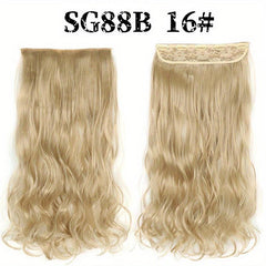 Long Wavy Curly Hair Extensions 5 Clips In Heat Resistant Hair Pieces