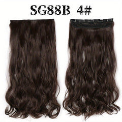 Long Wavy Curly Hair Extensions 5 Clips In Heat Resistant Hair Pieces