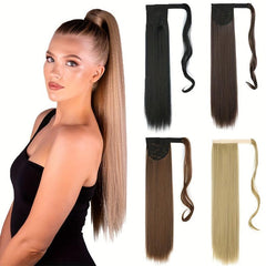 Natural Looking Human Hair Ponytail Hair Pieces for Women