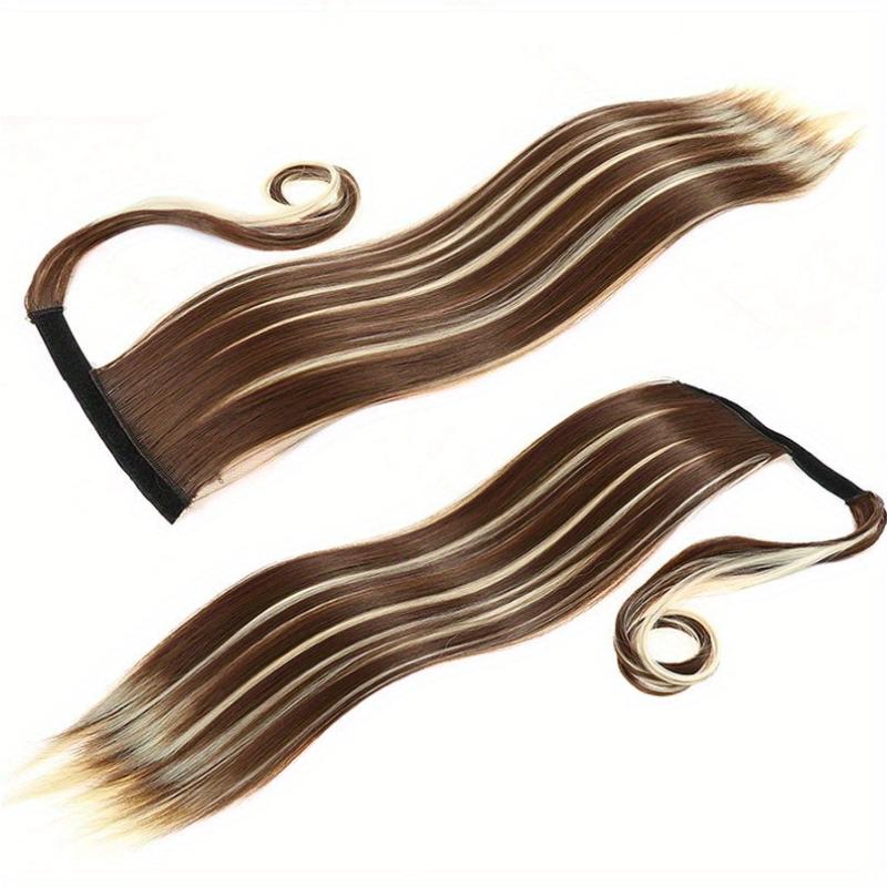 Natural Looking Human Hair Ponytail Hair Pieces for Women