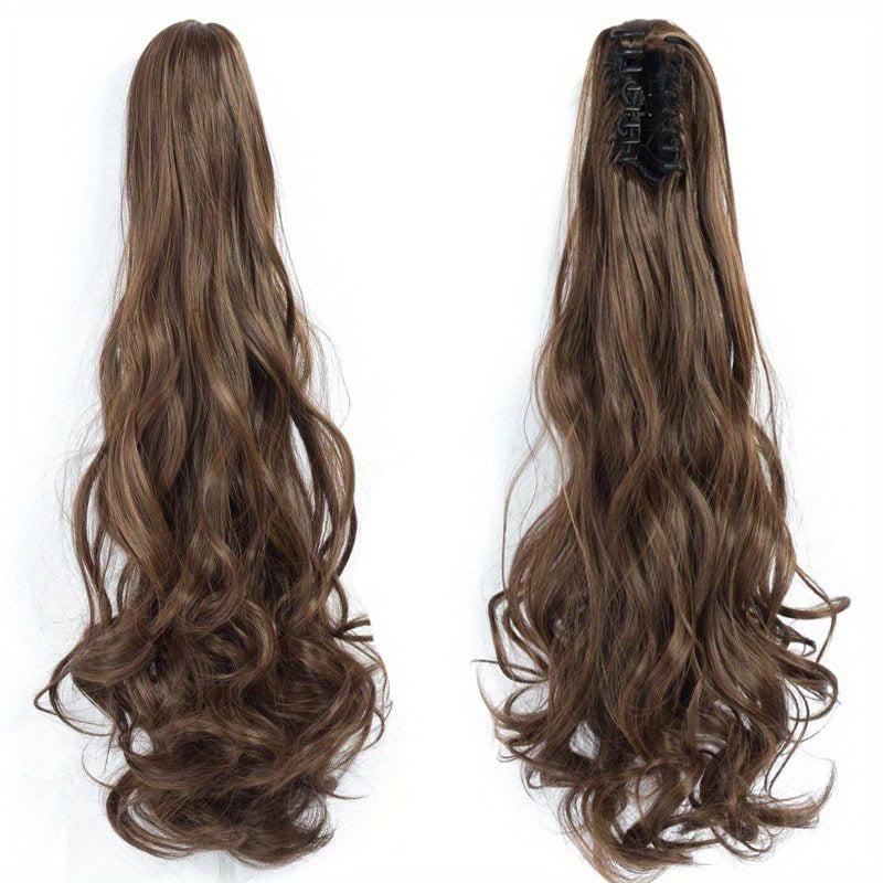 60 96 Cm Claw Clip In Ponytail Extensions Long Curly Wavy Ponytail