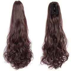 60 96 Cm Claw Clip In Ponytail Extensions Long Curly Wavy Ponytail